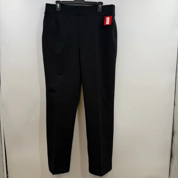 Spanx Women's Perfect Pant Slim Straight classic black plus size 1X Tall NWT